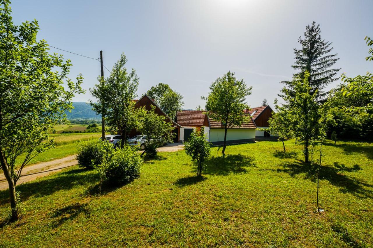 Beautiful Cottage With Heated Pool For 22 Ppl Plaski Bagian luar foto