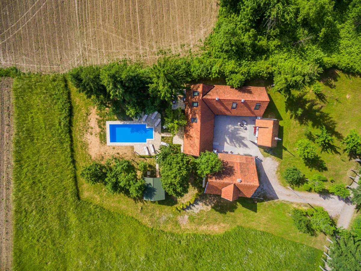 Beautiful Cottage With Heated Pool For 22 Ppl Plaski Bagian luar foto